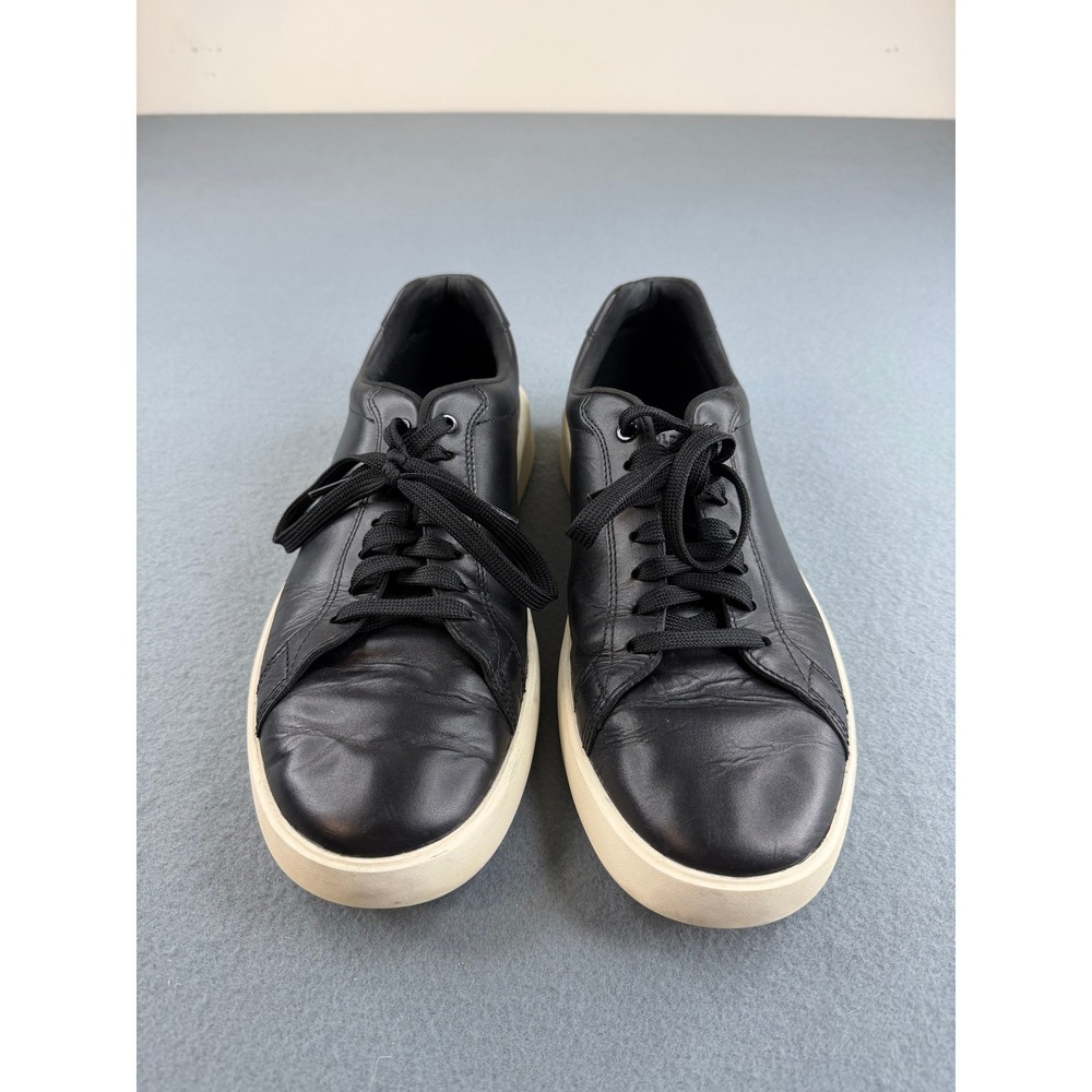 Cole‎ Haan Grand Crosscourt Sneakers Mens 10 Black Leather C40224 Low Top Shoes - Picture 2 of 7